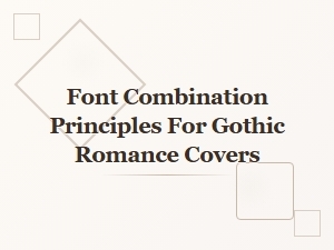 Poetic Fonts for Gothic Romance Novels