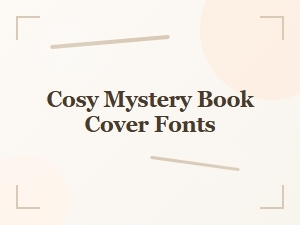 The Fonts of Classic Cosy Mystery Book Covers