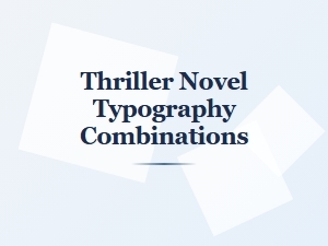 Suspicious Fonts: Thriller Typography Secrets